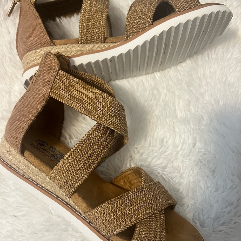 BOBS from Skechers Tan Sandals